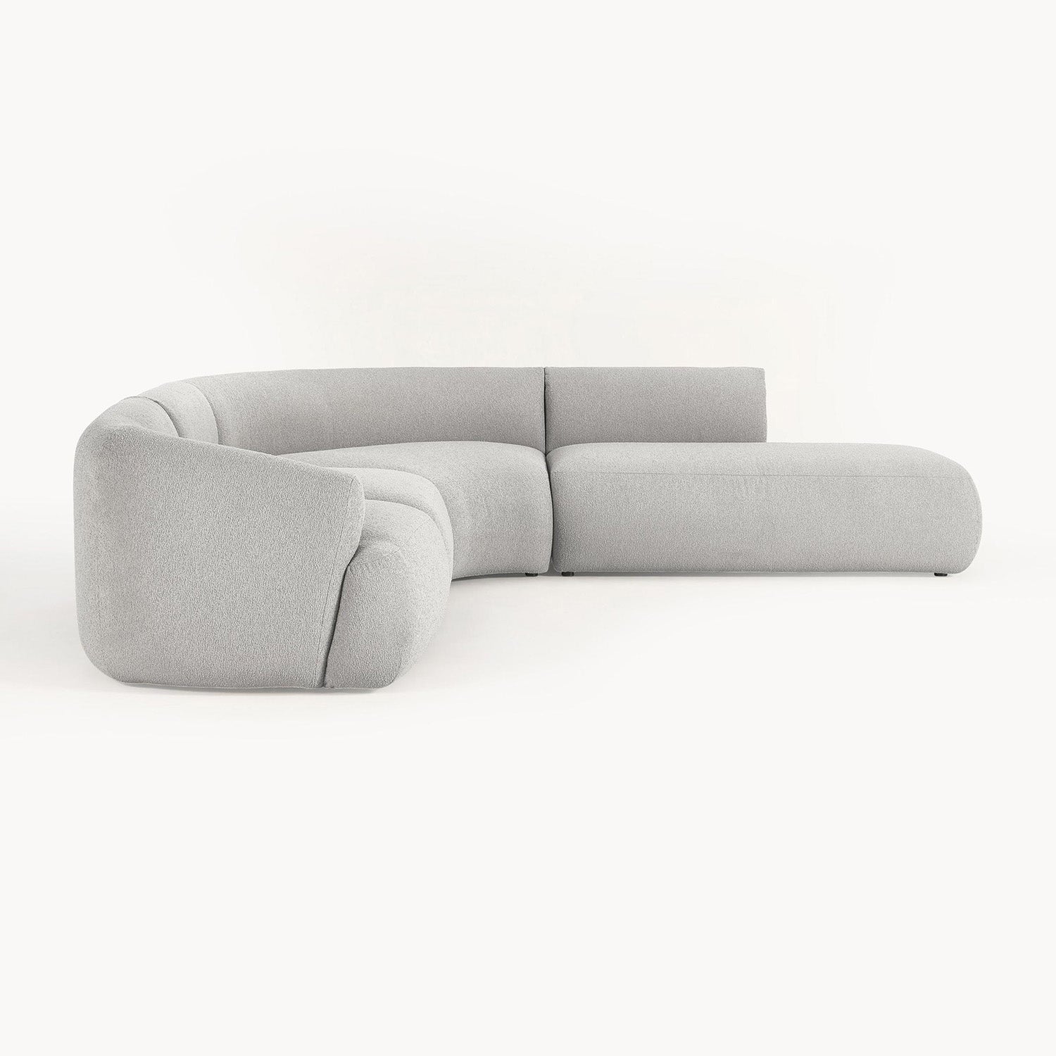 Caracalla L-Shape Sofa in Light Gray