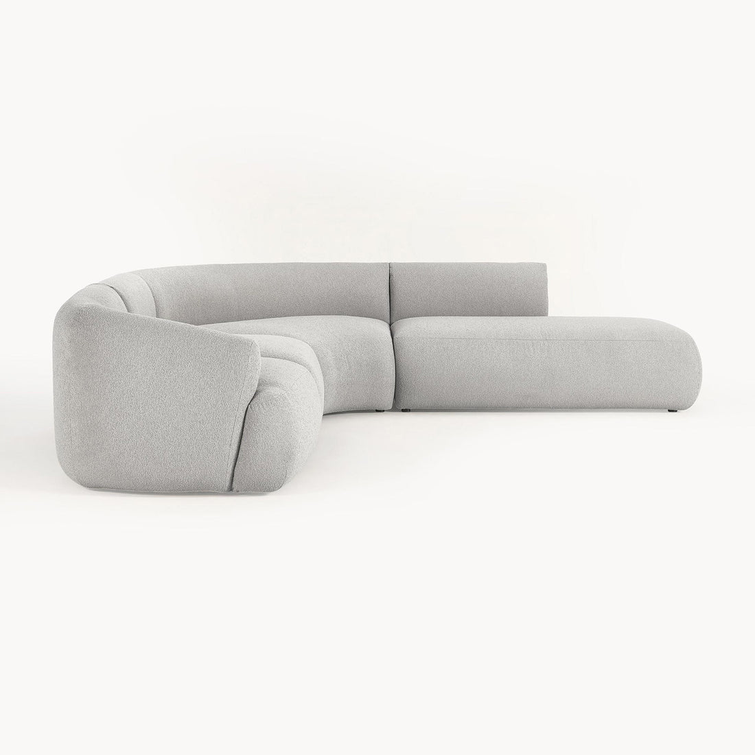 Caracalla L-Shape Sofa in Light Gray