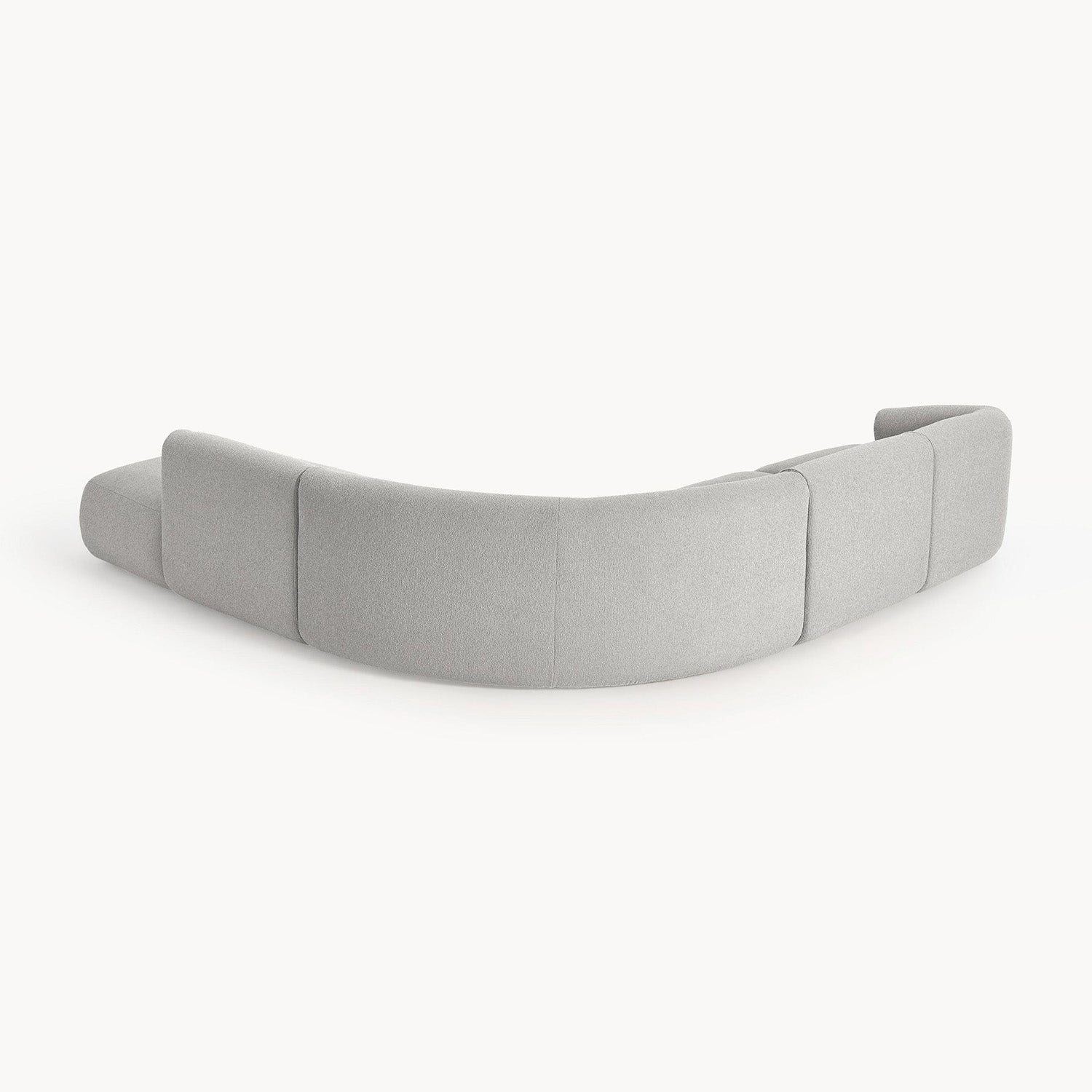 Caracalla L-Shape Sofa in Light Gray