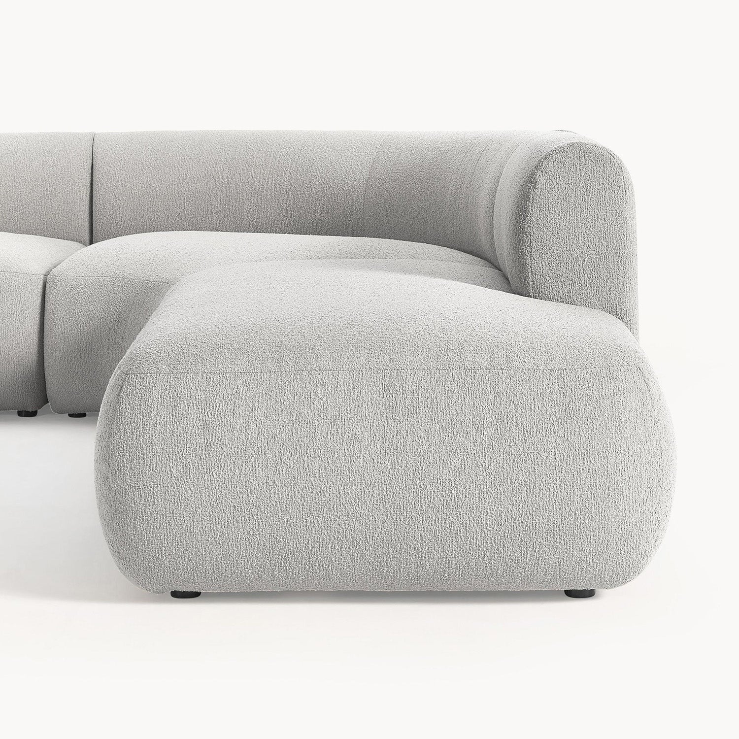 Caracalla L-Shape Sofa in Light Gray