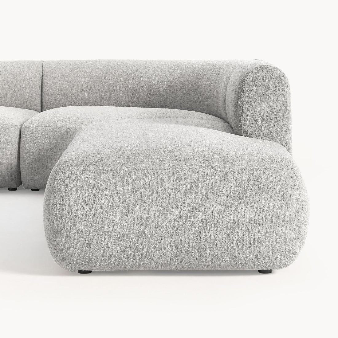 Caracalla L-Shape Sofa in Light Gray