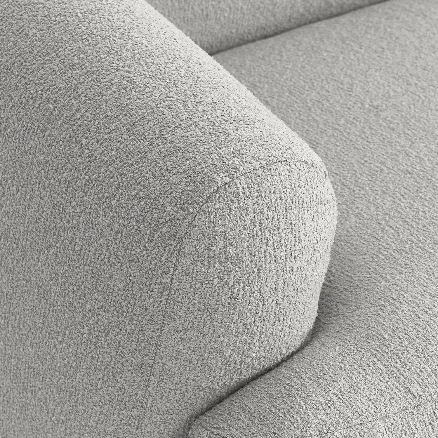 Caracalla L-Shape Sofa in Light Gray
