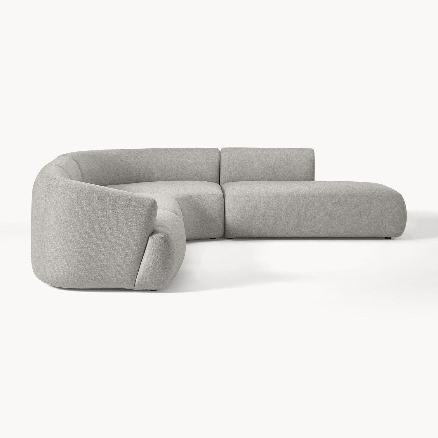 Caracalla L-Shape Sofa in Gray