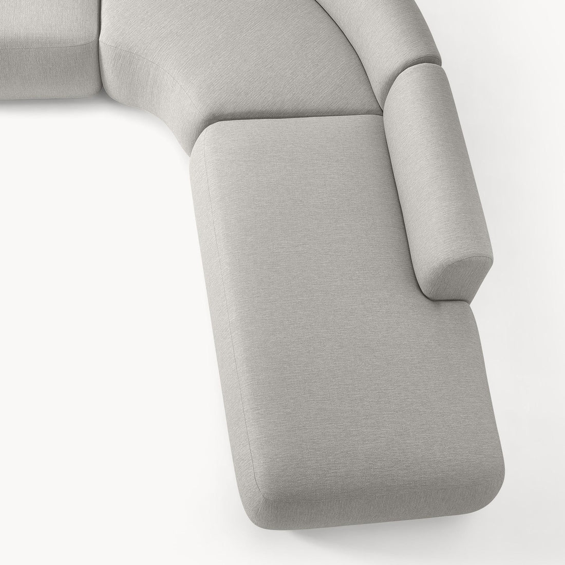 Caracalla L-Shape Sofa in Gray