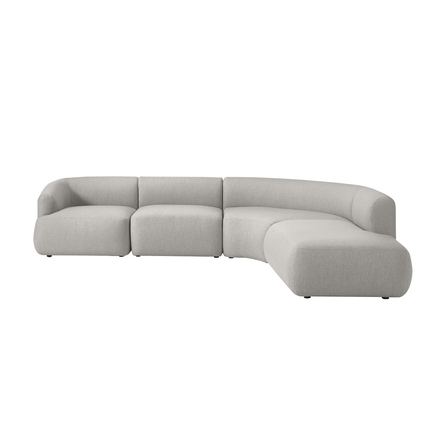 Caracalla L-Shape Sofa in Gray