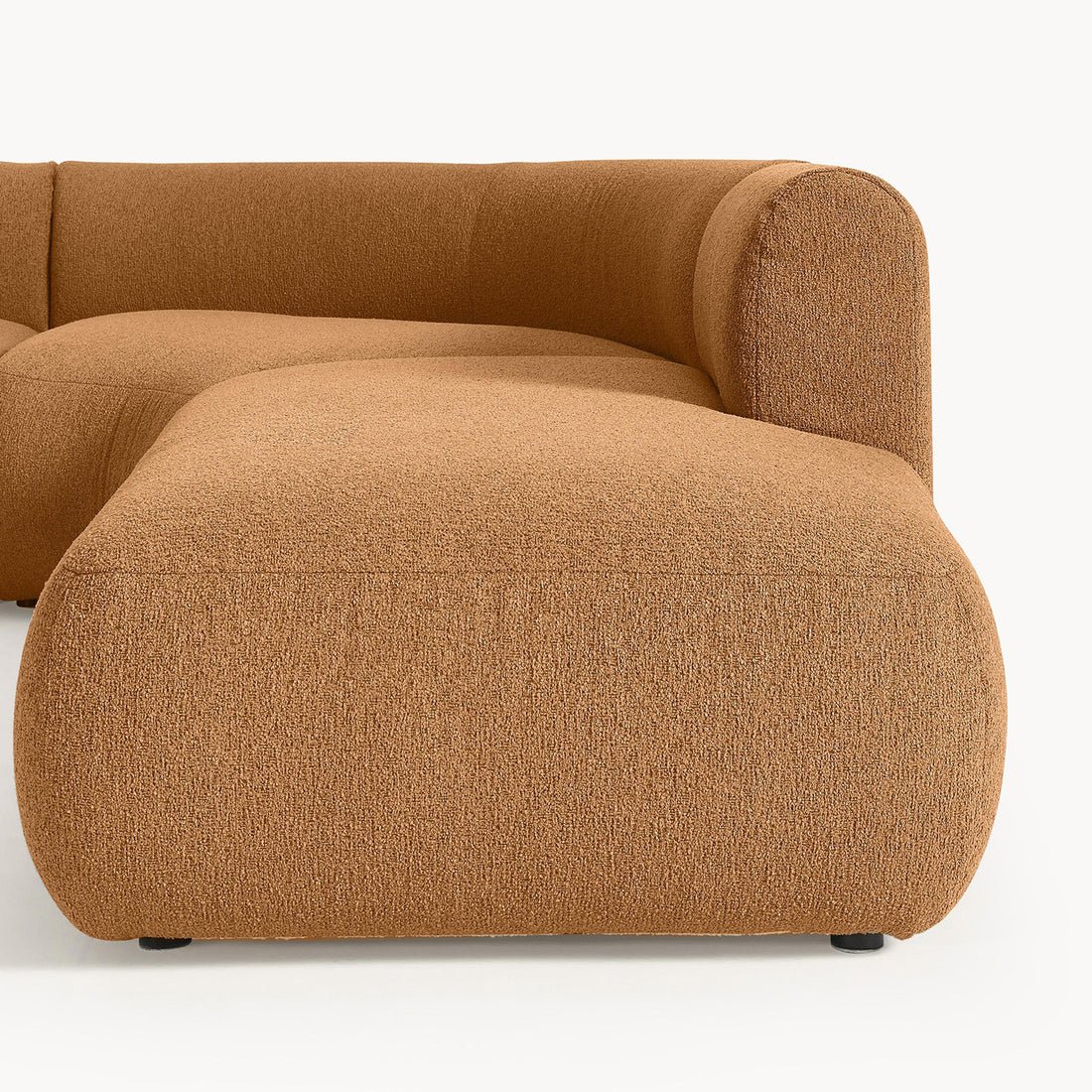 Caracalla L-Shape Sofa in Rustic Brown