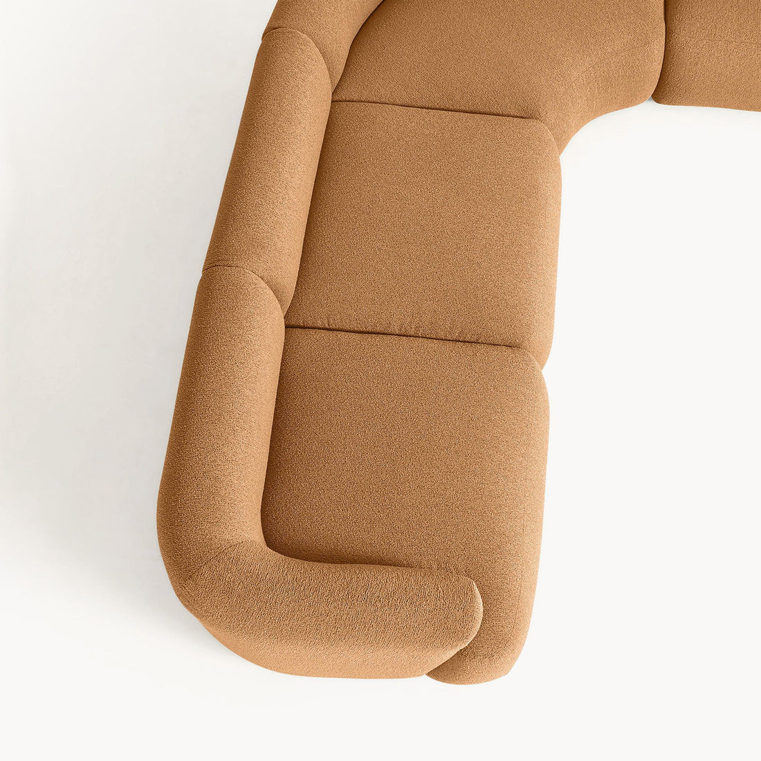 Caracalla L-Shape Sofa in Rustic Brown