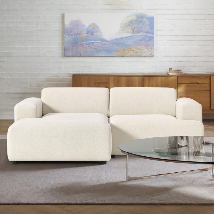 Tivoli Casual L Shape Sofa - White – BLCK Homes