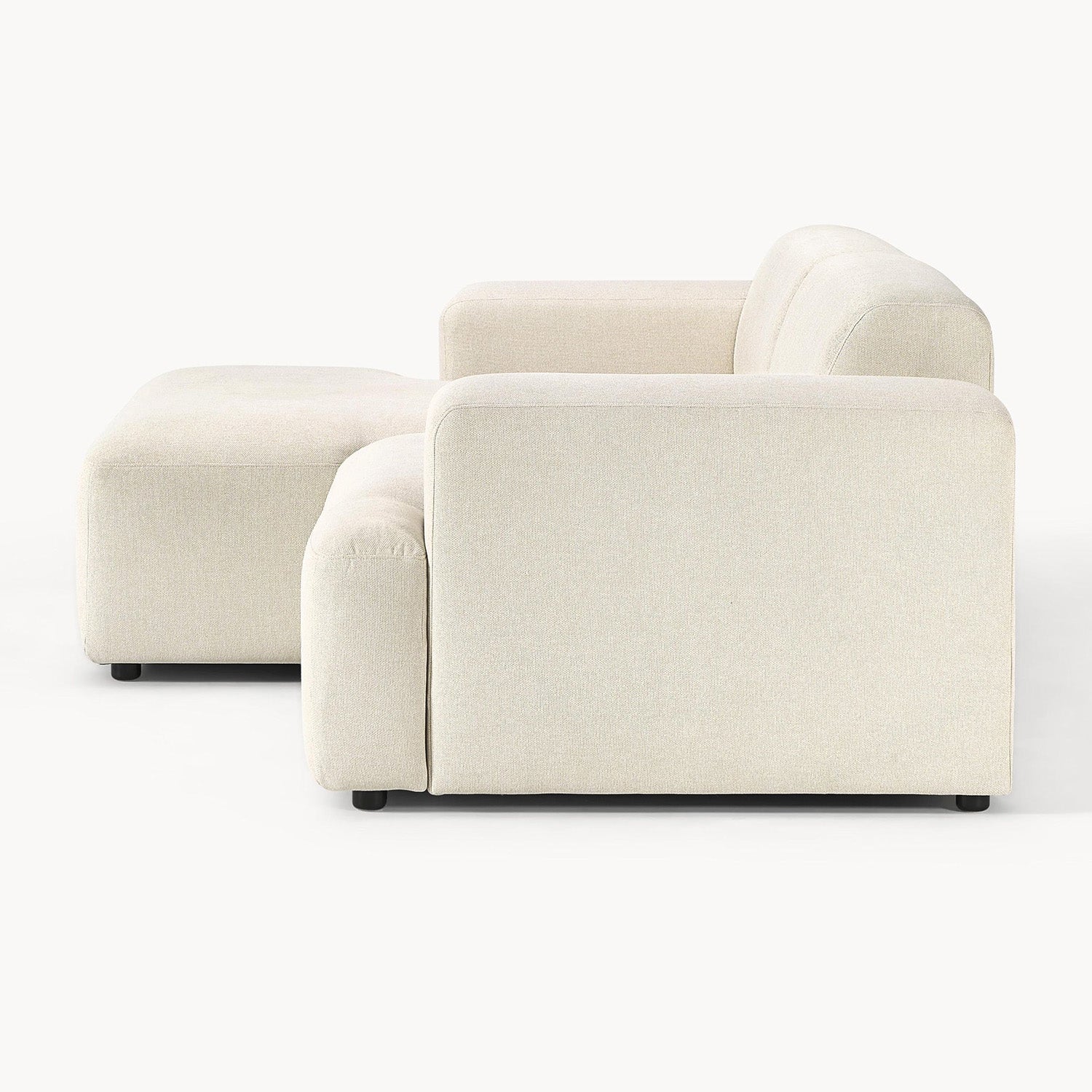 Tivoli L-Shape Sofa in White