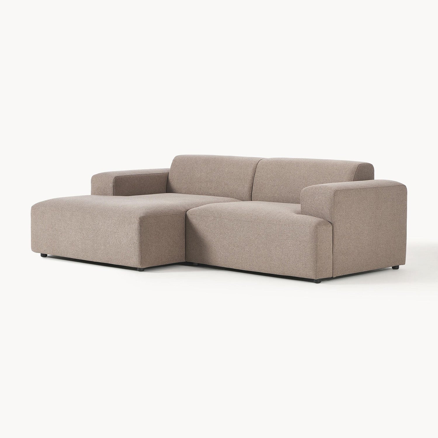 Tivoli L-Shape Sofa in Light Taupe