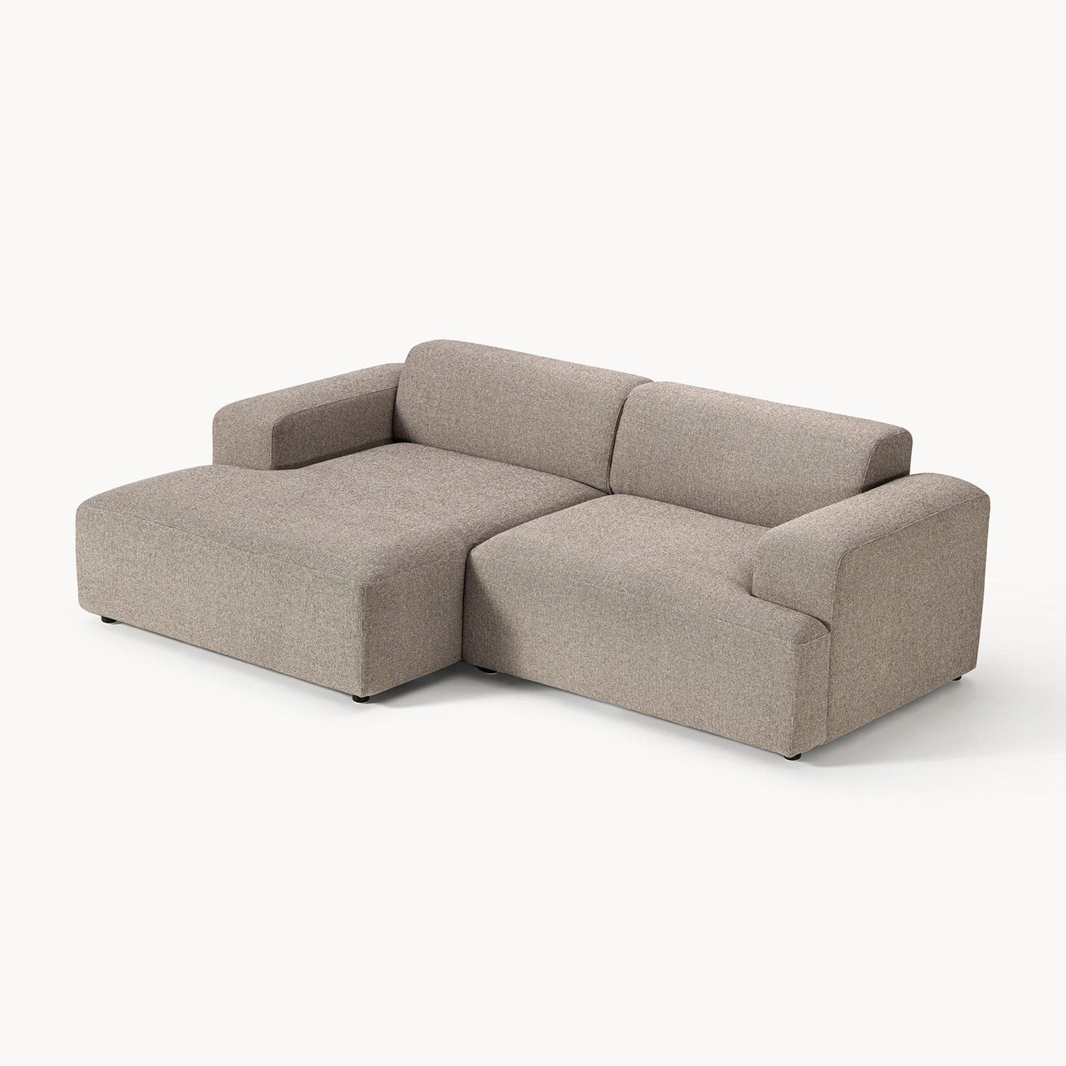 Tivoli L-Shape Sofa in Earthy Gray