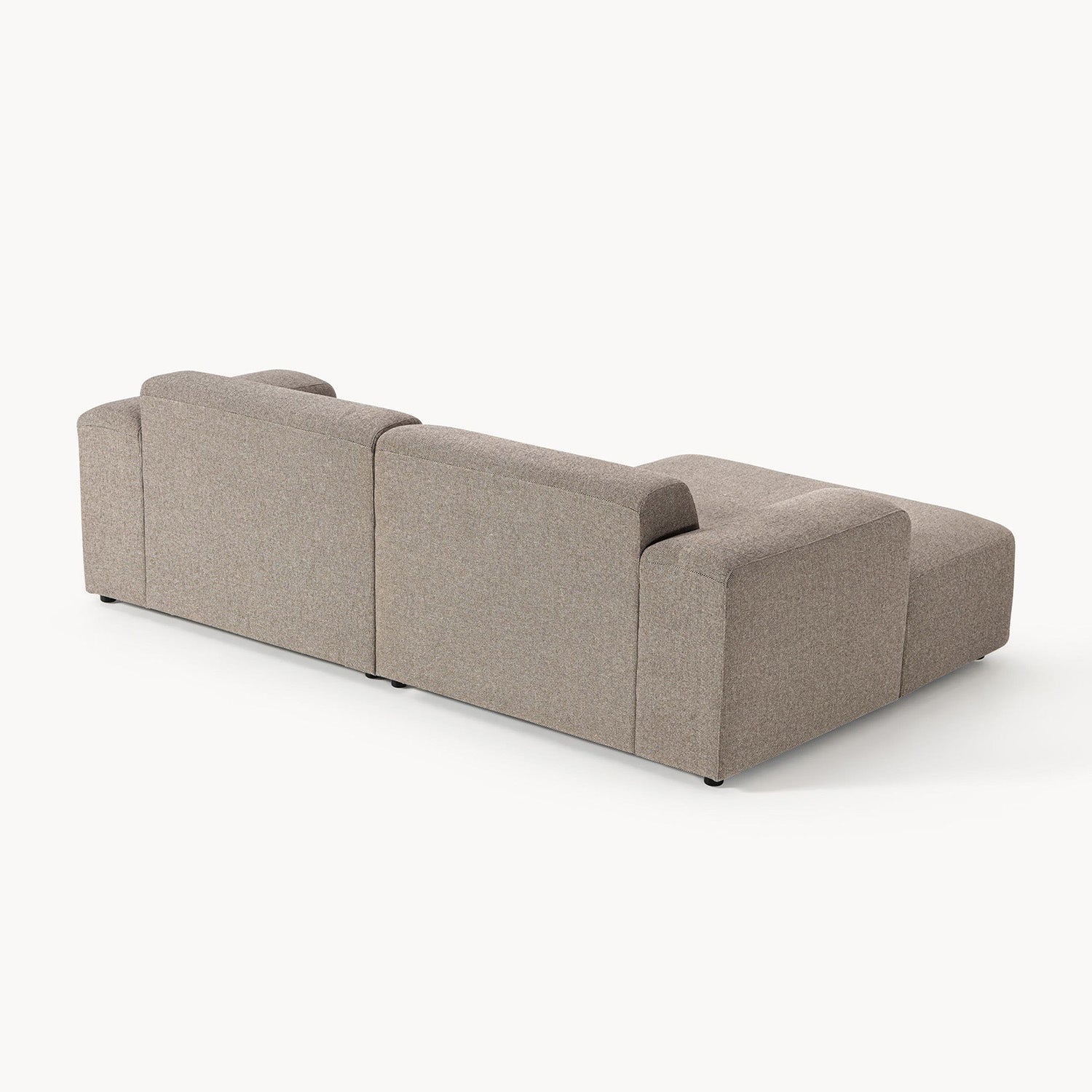 Tivoli L-Shape Sofa in Earthy Gray
