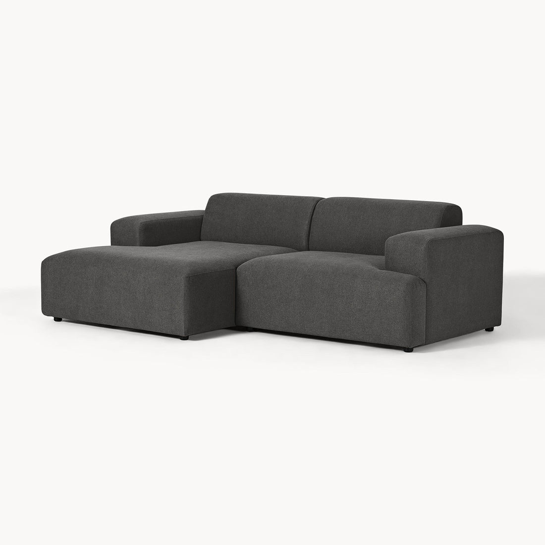 Tivoli L-Shape Sofa in Black