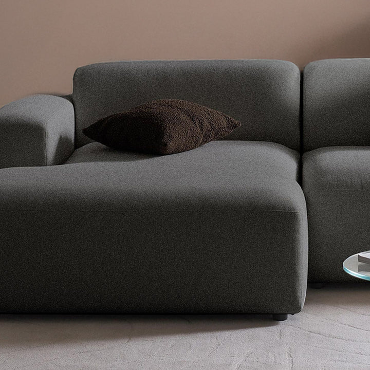 Tivoli L-Shape Sofa in Black