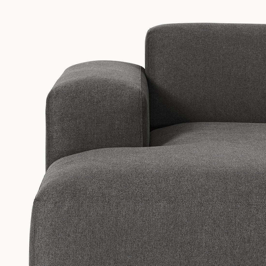 Tivoli L-Shape Sofa in Black