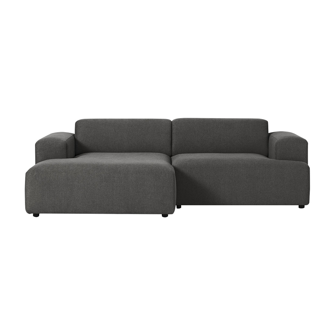 Tivoli L-Shape Sofa in Black