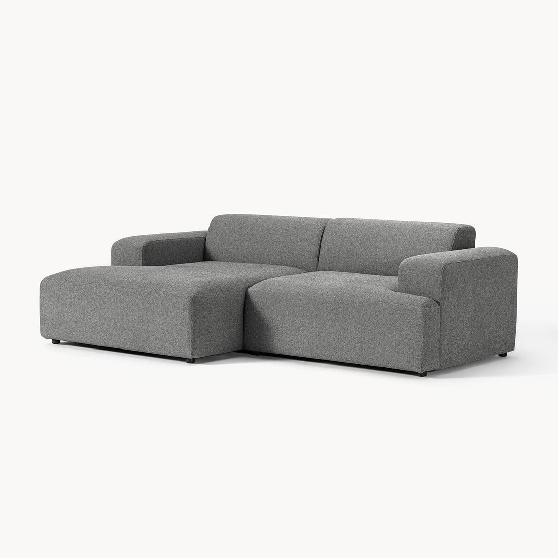 Tivoli L-Shape Sofa in Dark Gray