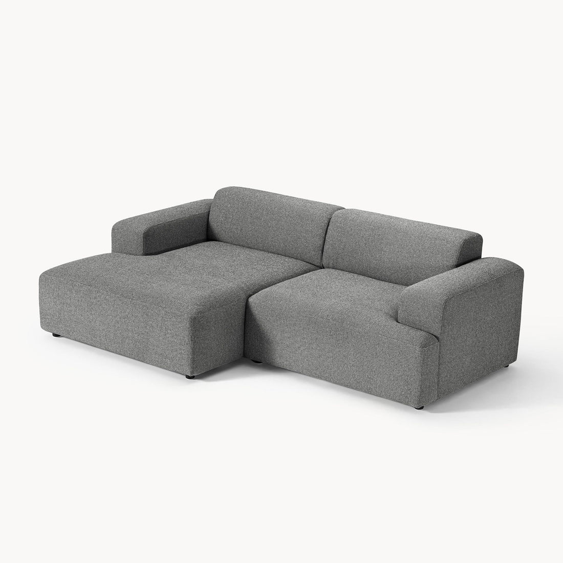 Tivoli L-Shape Sofa in Dark Gray