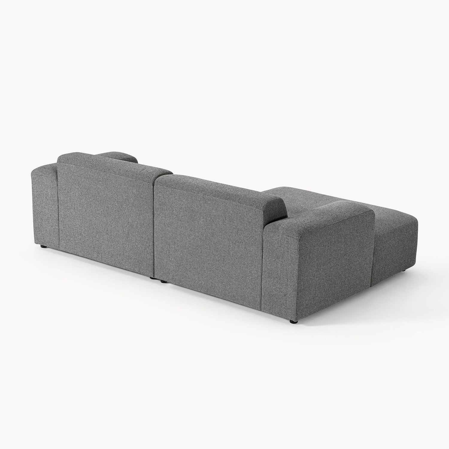 Tivoli L-Shape Sofa in Dark Gray