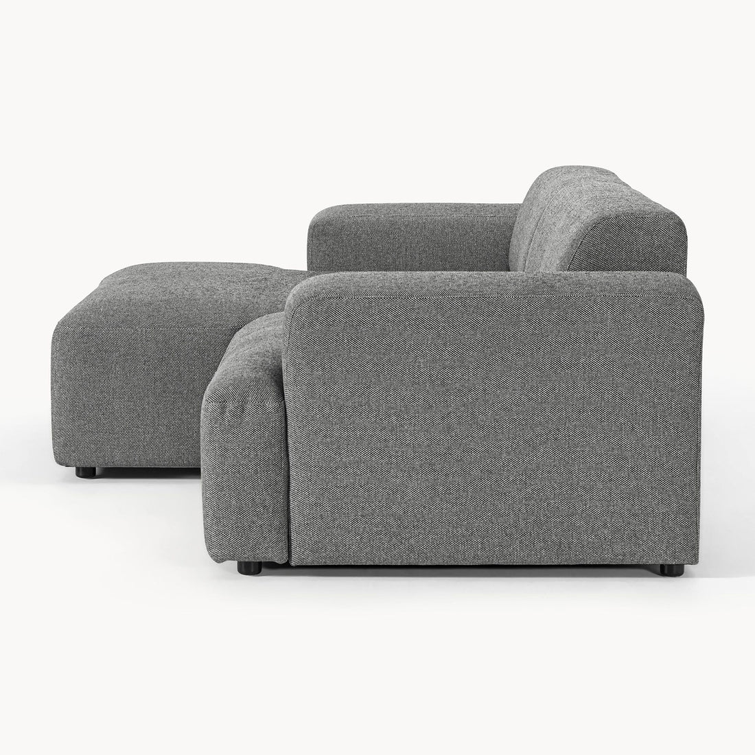 Tivoli L-Shape Sofa in Dark Gray