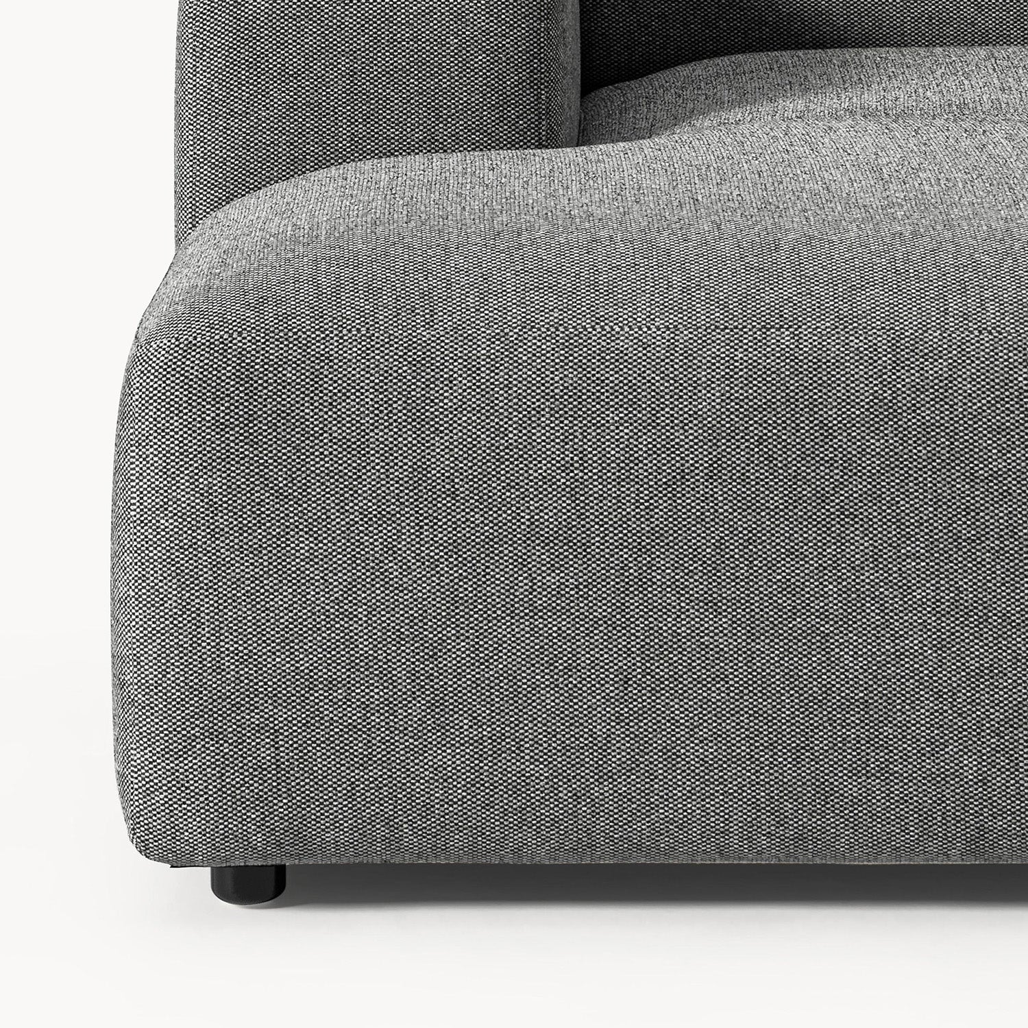 Tivoli L-Shape Sofa in Dark Gray