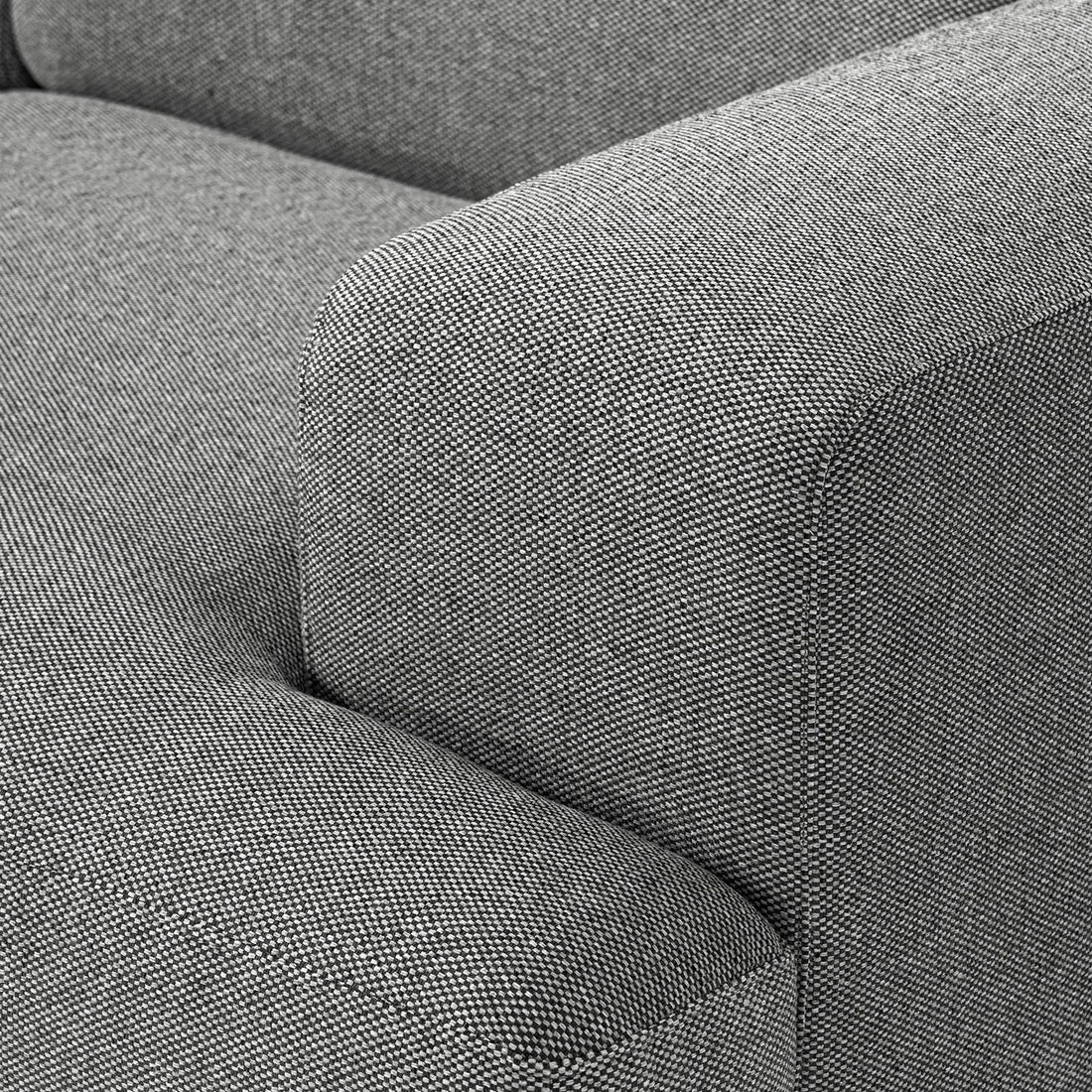 Tivoli L-Shape Sofa in Dark Gray
