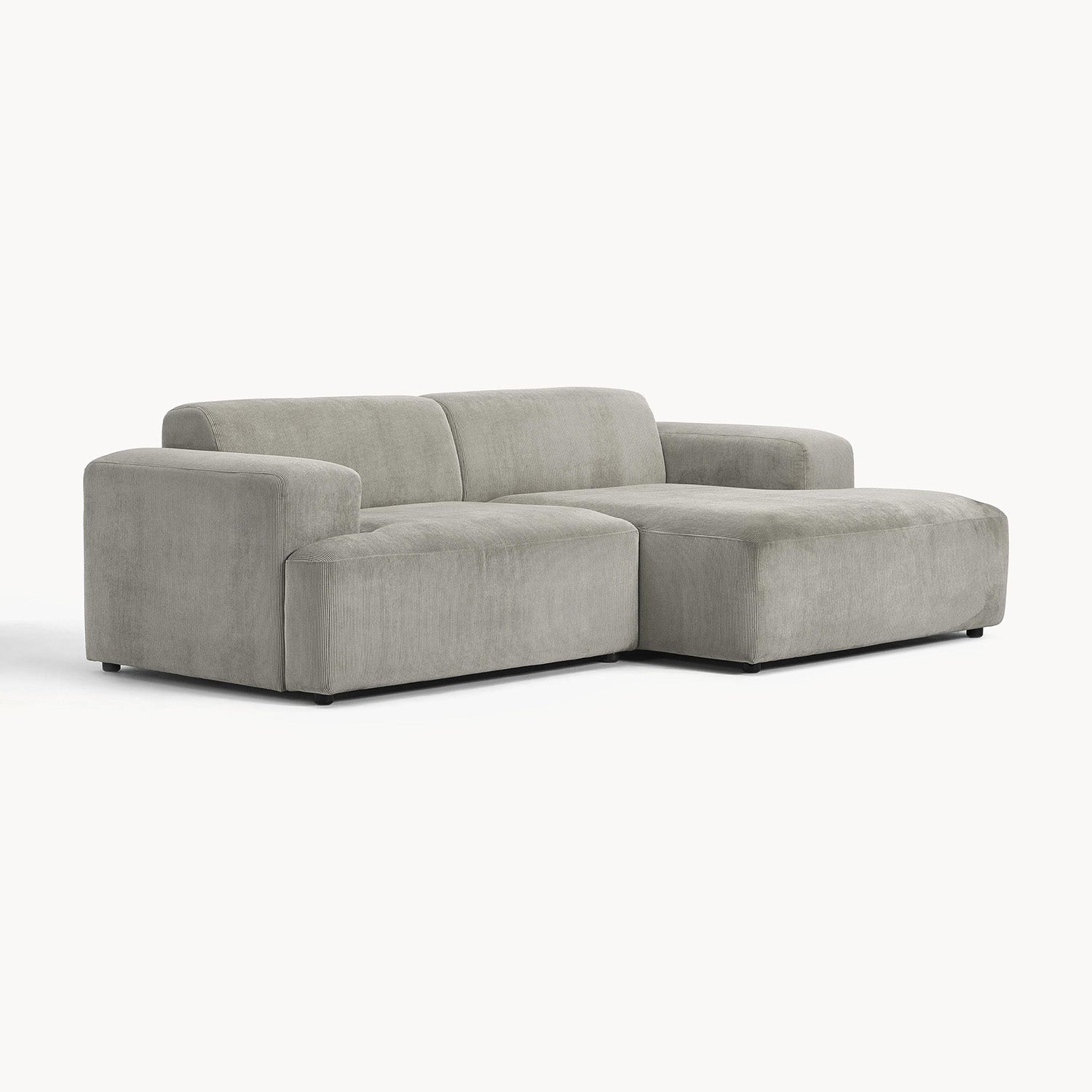 Tivoli L-Shape Sofa in Rustic Gray
