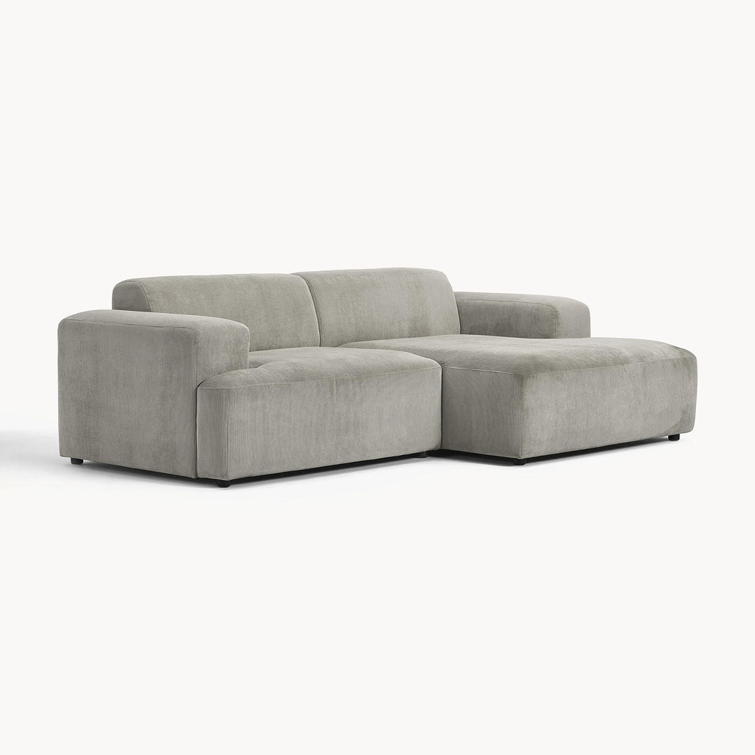 Tivoli L-Shape Sofa in Rustic Gray