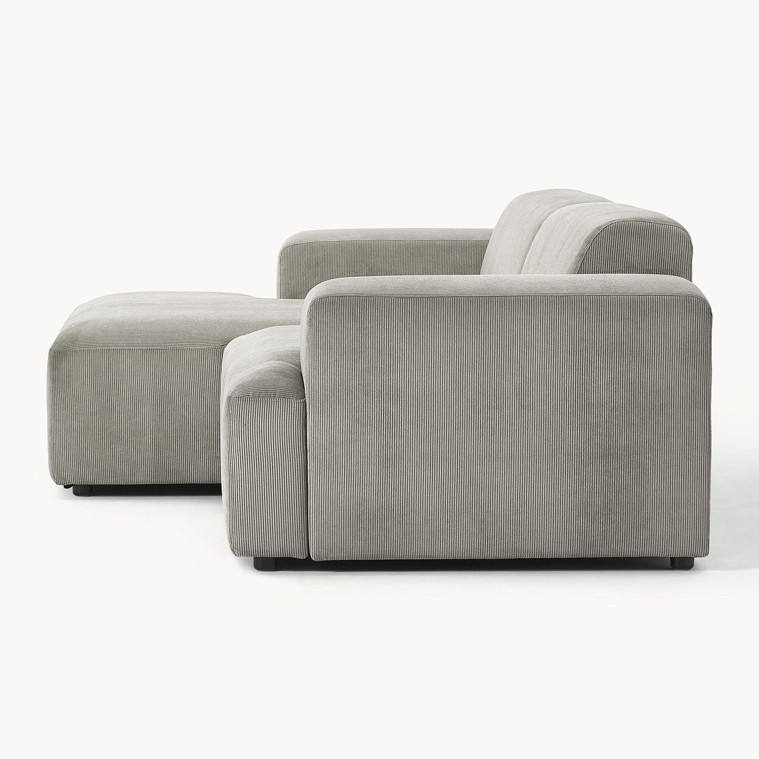 Tivoli L-Shape Sofa in Rustic Gray