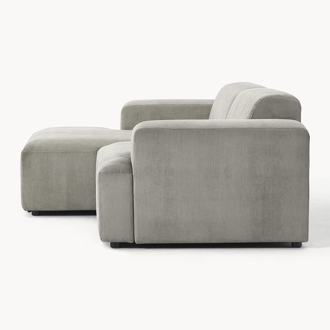 Tivoli L-Shape Sofa in Rustic Gray
