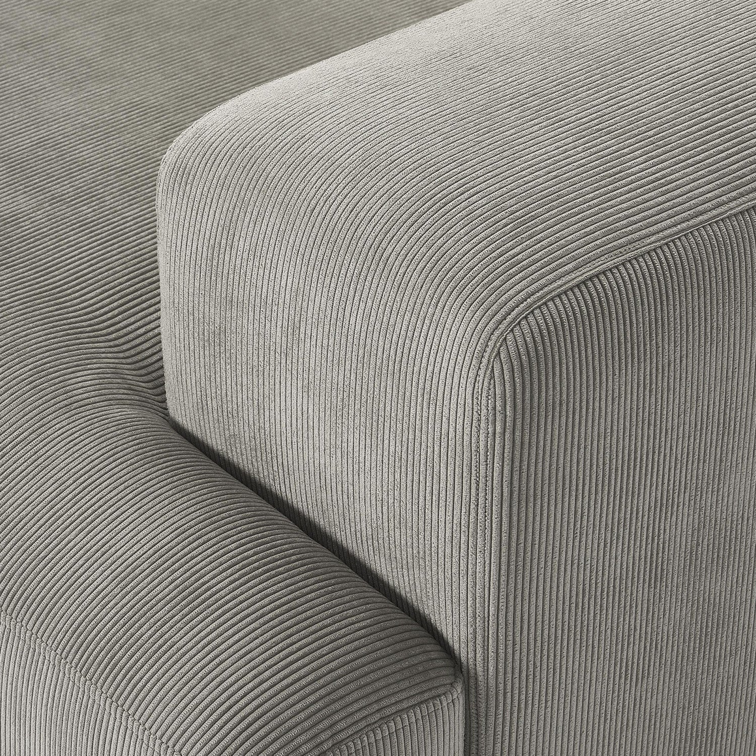 Tivoli L-Shape Sofa in Rustic Gray
