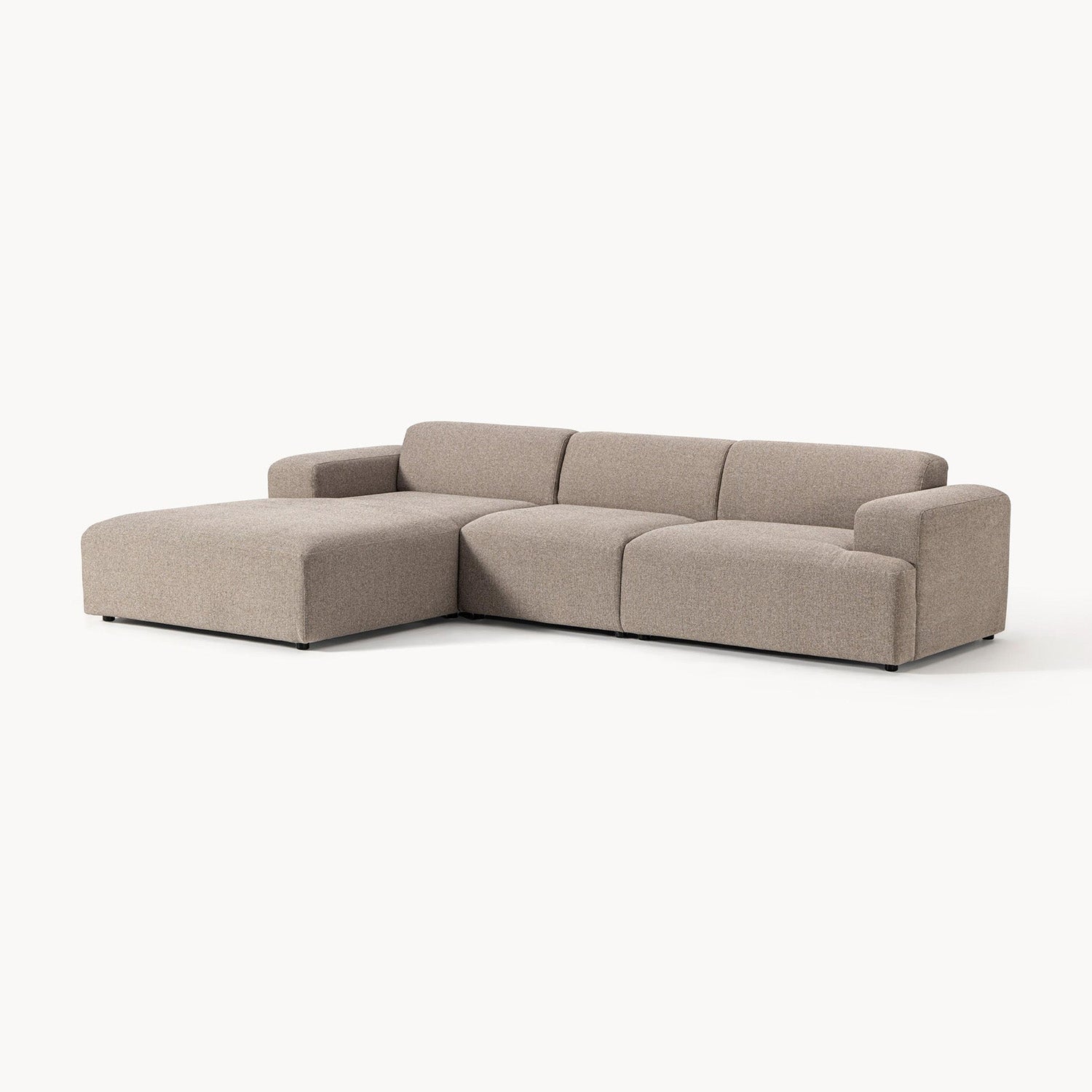 Posada L-Shape Sofa in Taupe
