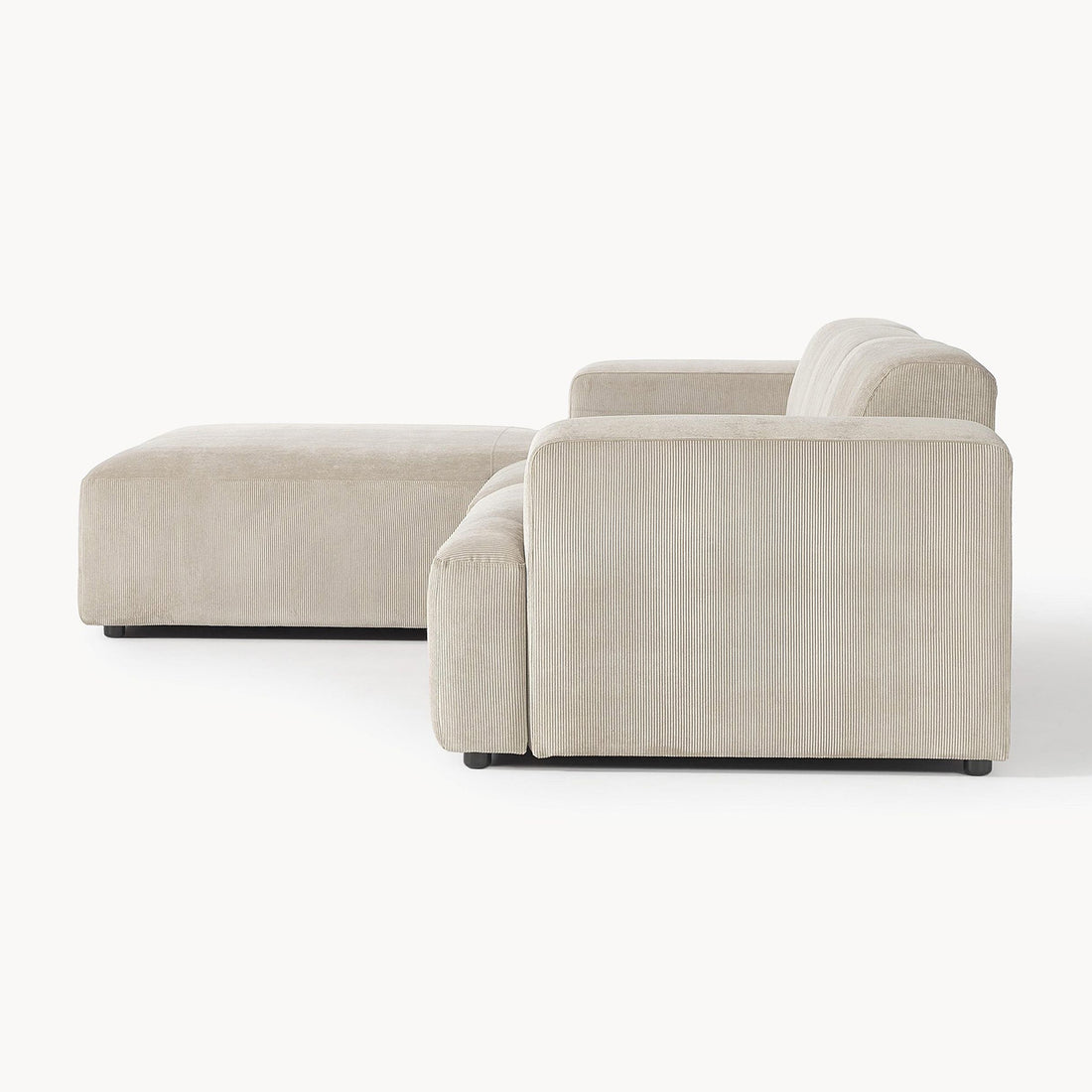 Posada L-Shape Sofa in Ash Silver