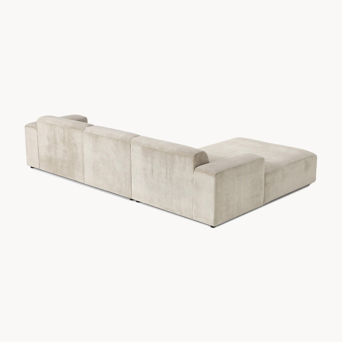 Posada L-Shape Sofa in Ash Silver