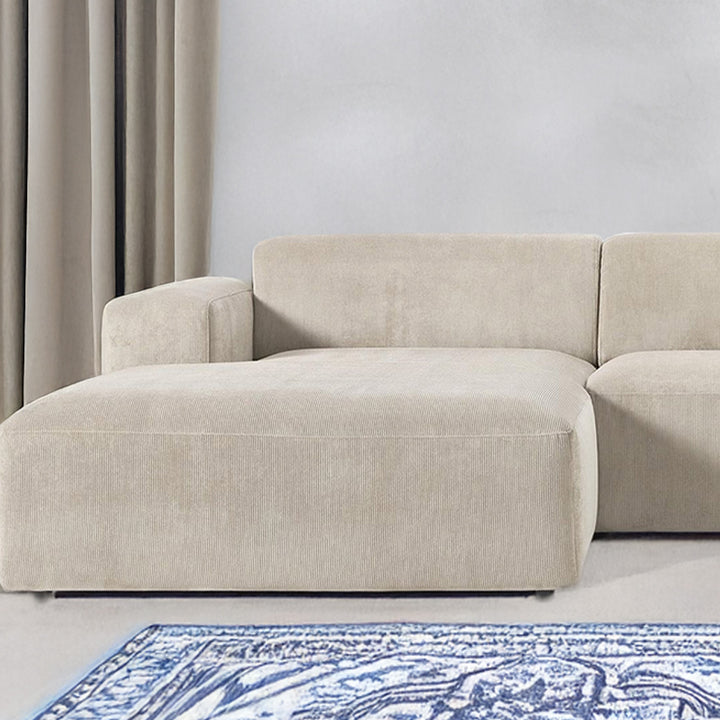 Posada L-Shape Sofa in Ash Silver