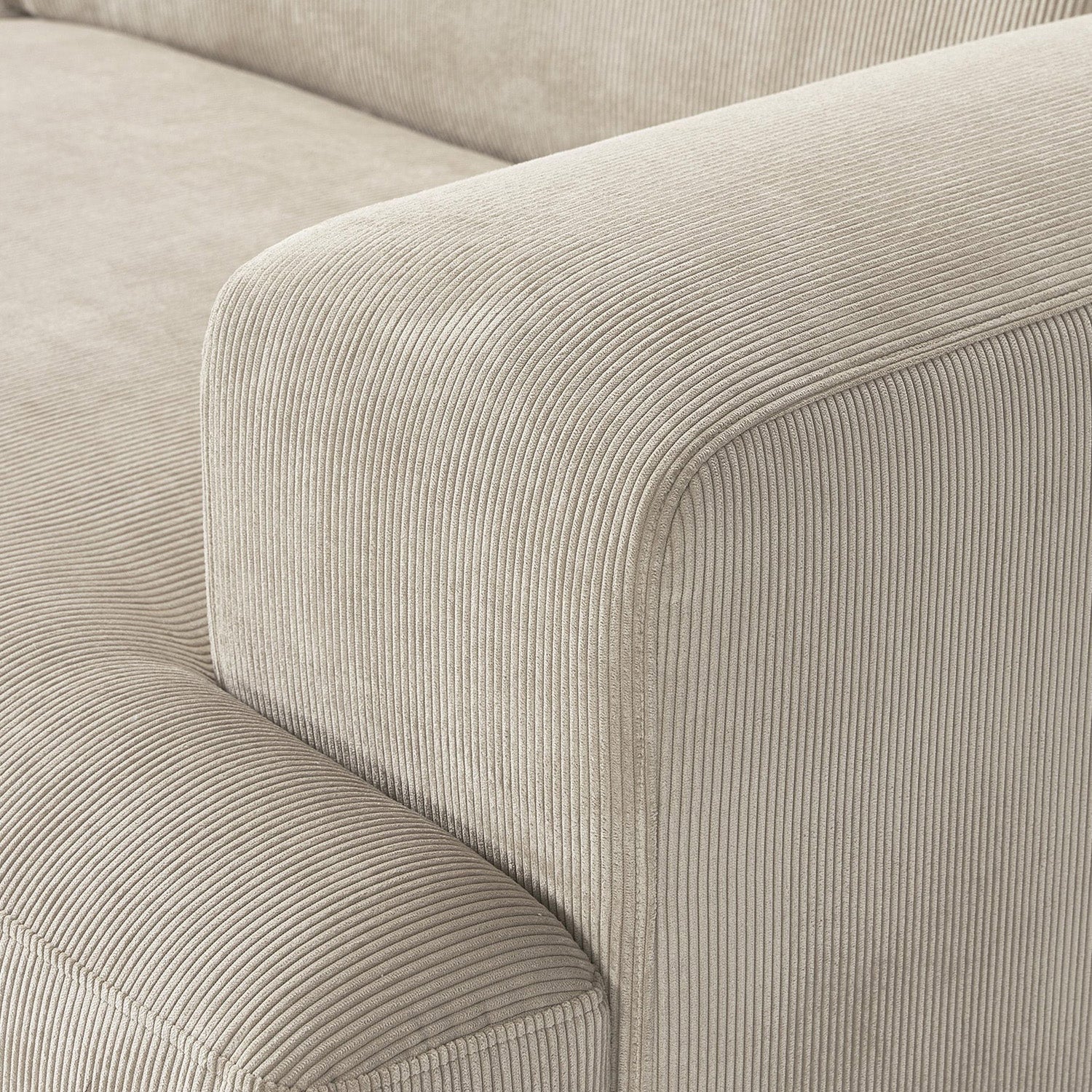 Posada L-Shape Sofa in Ash Silver