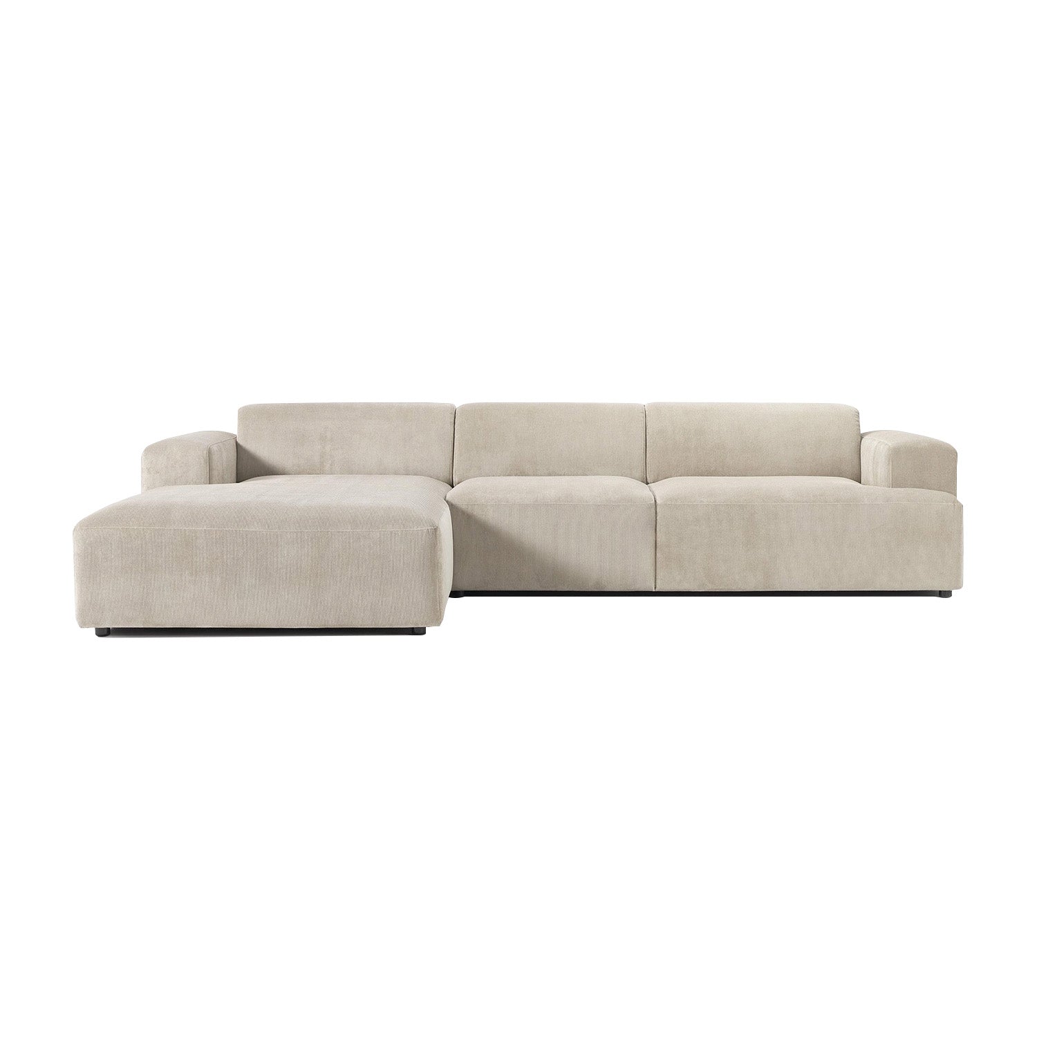 Posada L-Shape Sofa in Ash Silver