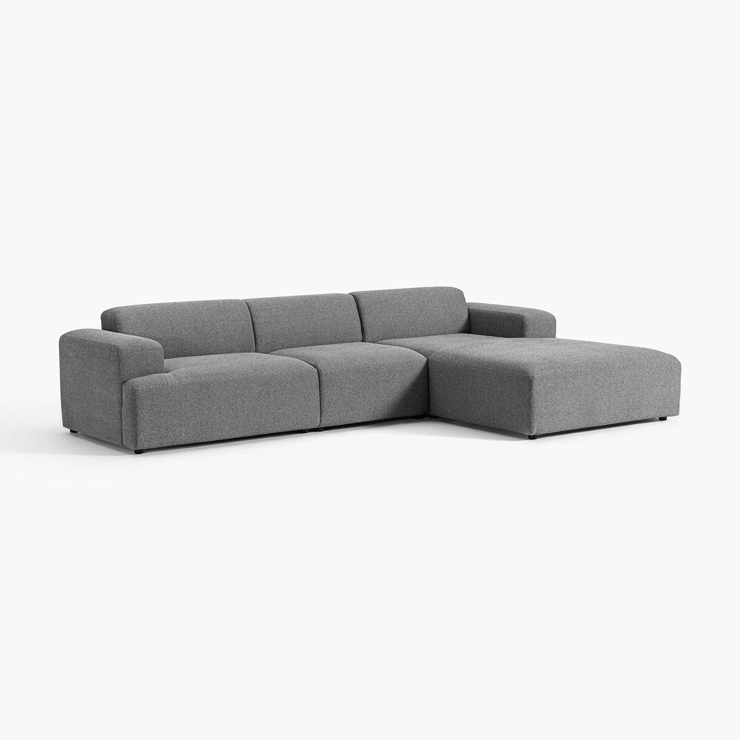 Posada L-Shape Sofa in Dark Gray
