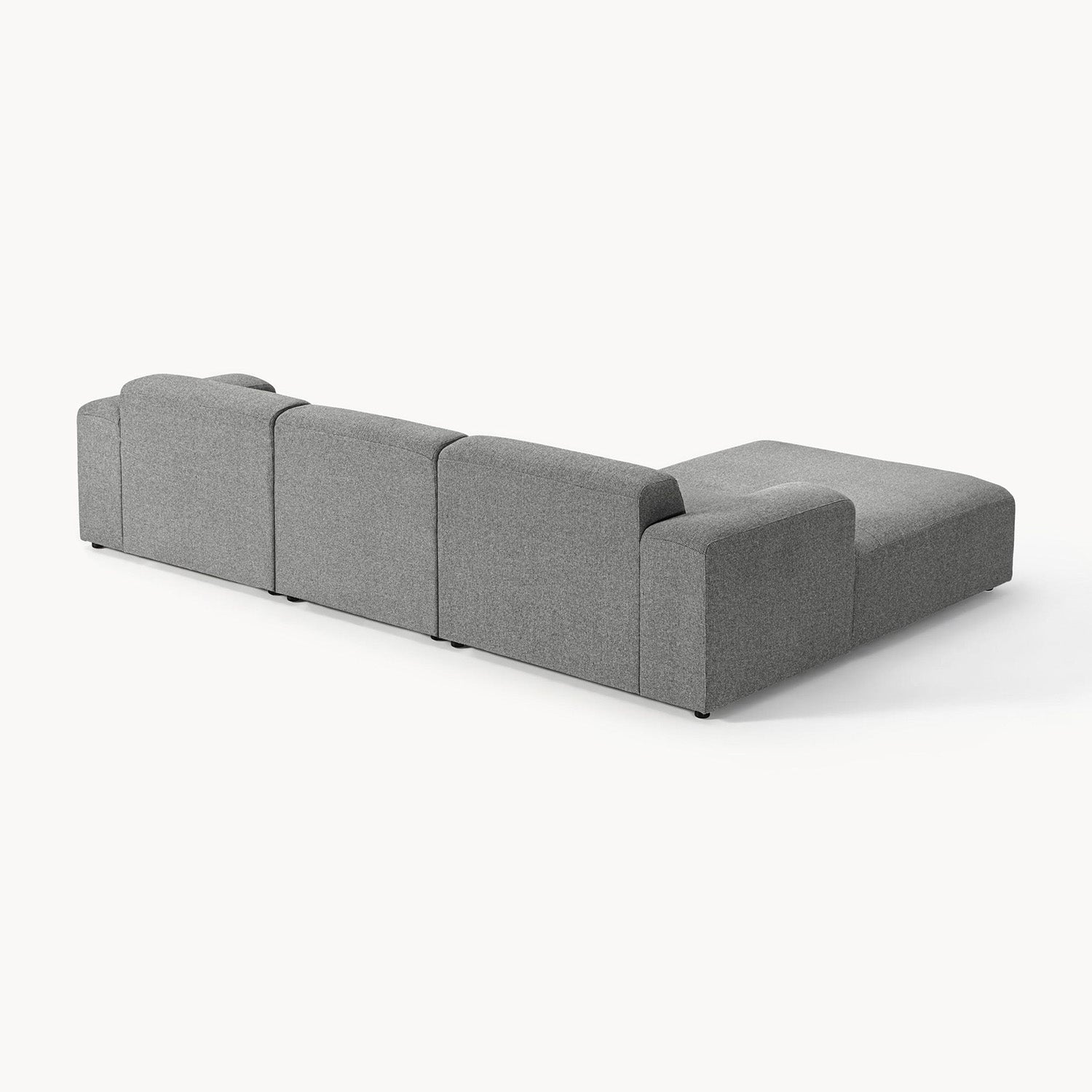 Posada L-Shape Sofa in Dark Gray