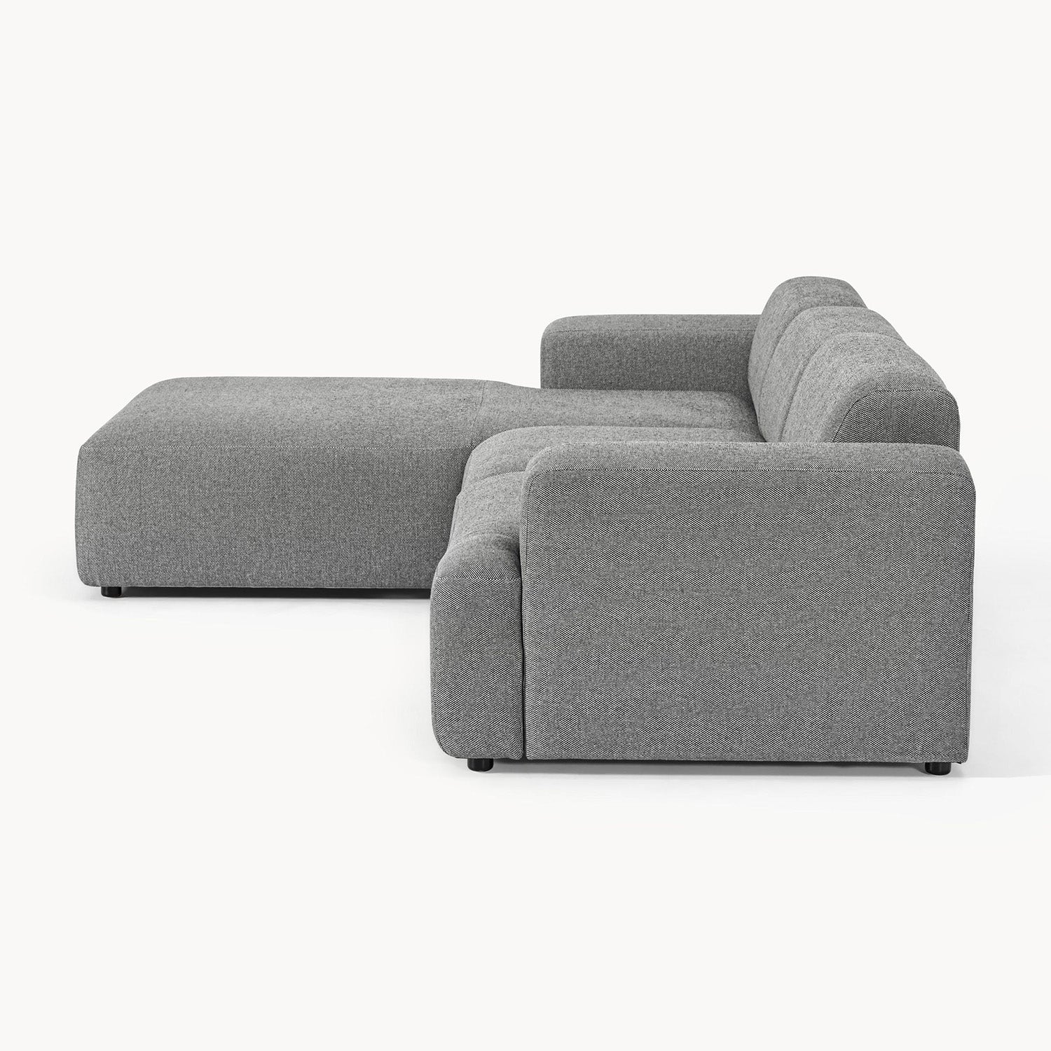 Posada L-Shape Sofa in Dark Gray