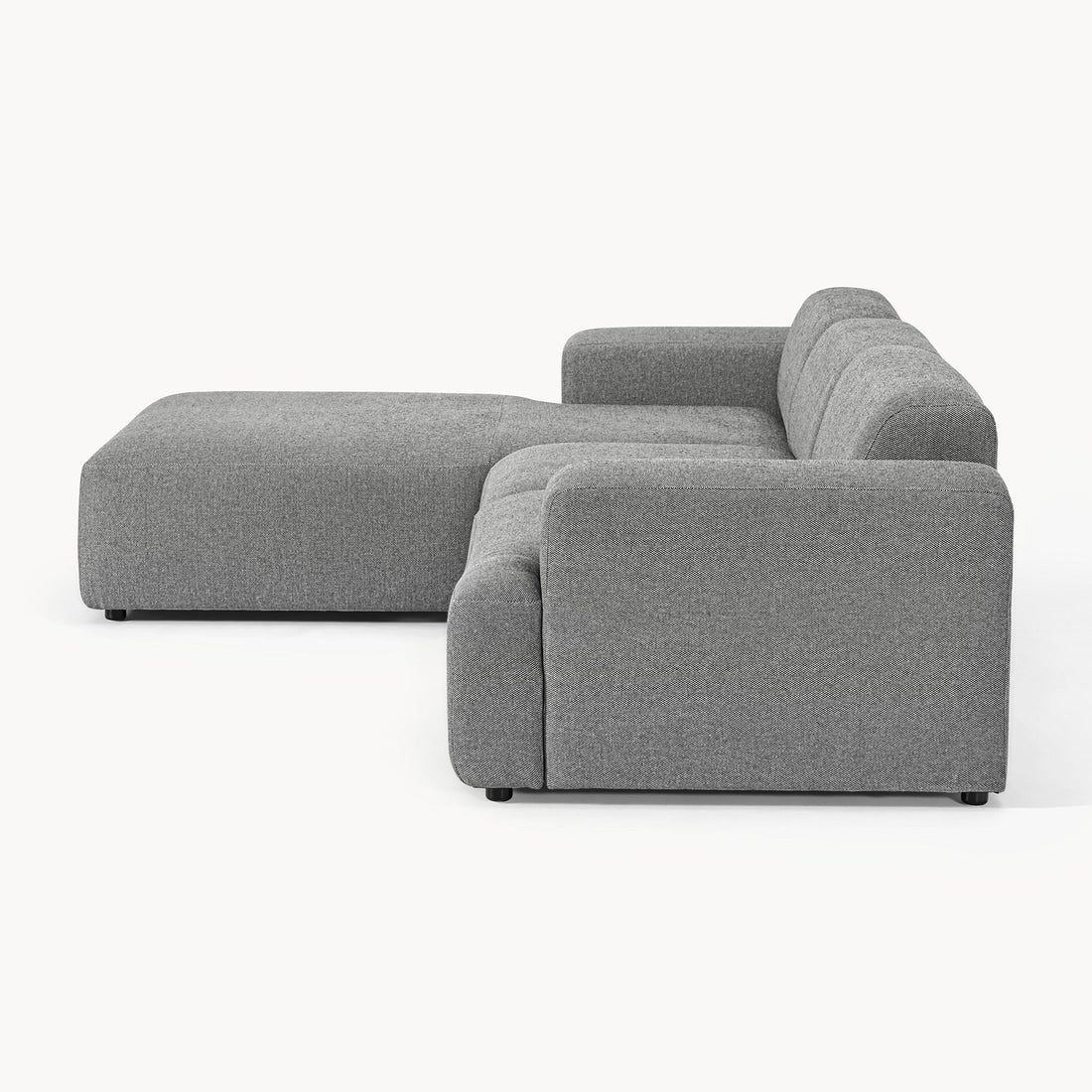 Posada L-Shape Sofa in Dark Gray