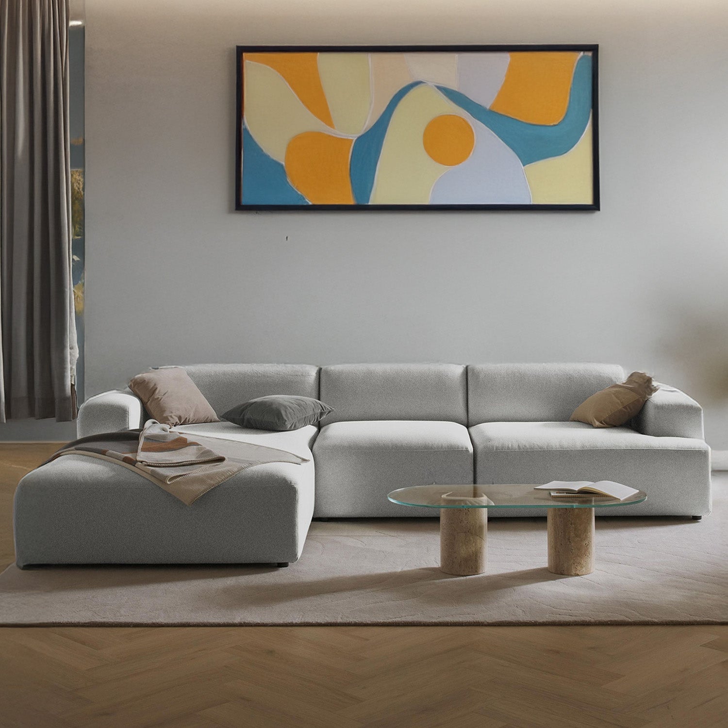 Posada L Shape Sofa - Gray – BLCK Homes