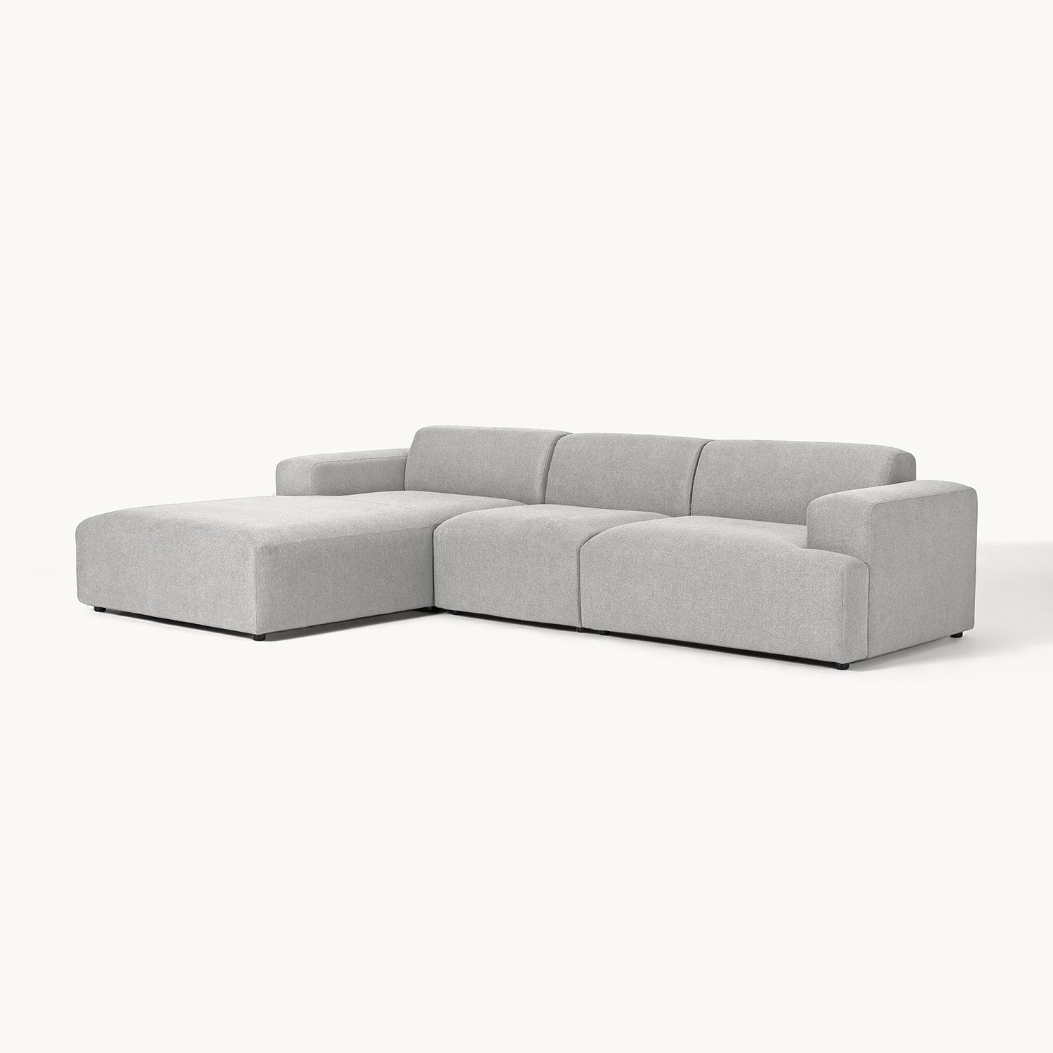 Posada L-Shape Sofa in Gray