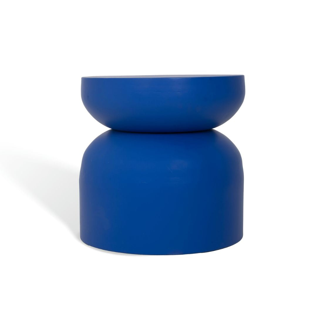 Milan Metal Table Lista Blue